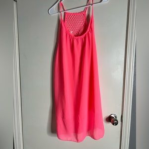 Bright pink super cute summer dress
